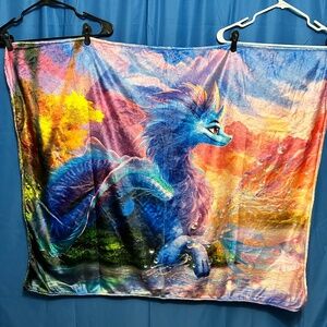 Raya The Last‎ Dragon Fleece Throw Blanket